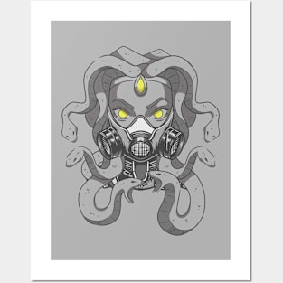 Cyber Medusa Posters and Art